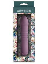 NS Novelties Lust-n-Dreams Poise Vibrating Dildo Mauve Vibrating Dildos